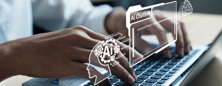 AI development and customer centricity blog website image