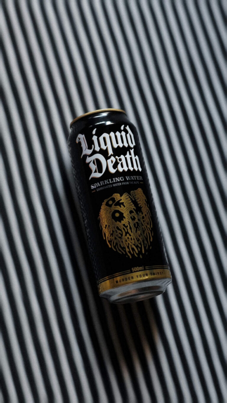 Liquid death can